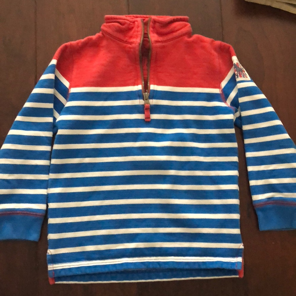 Mini Boden quarter zip sweatshirt